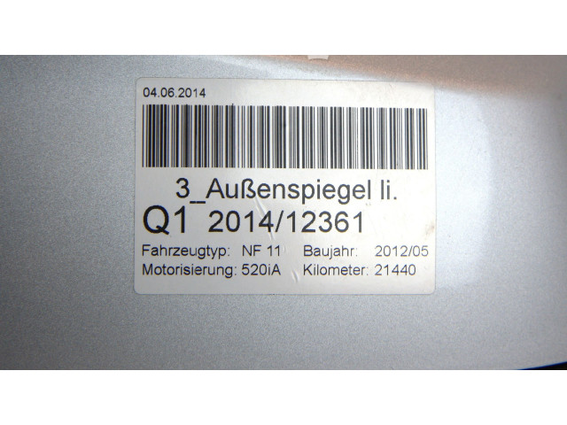 Zpětné zrcátko BMW 5 F10 F11 2015 018848, 7216364