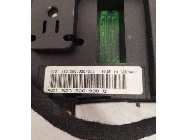 Панель приборов 8Z0920900G, 110080020011 Audi A2
