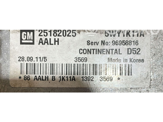 Комплект блоков управления 25182025, 25182025   Chevrolet Spark