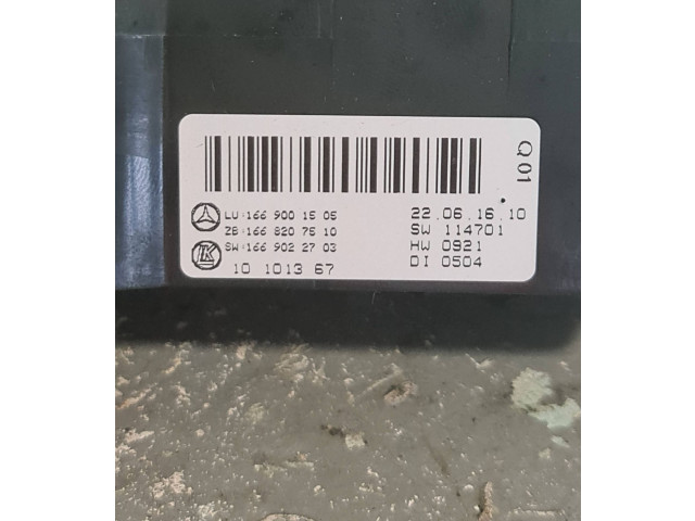 Steuergerät Klimaanlage 1669001505   Mercedes-Benz GL X166