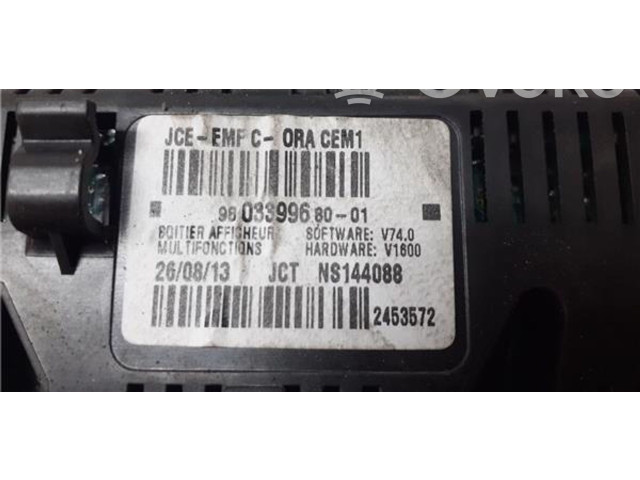 Экран/ дисплей / маленький экран 9803399680 Peugeot 3008 I