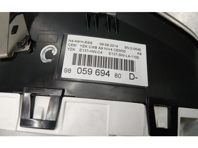 Панель приборов 9805969480, 9805976080 Peugeot 2008 I