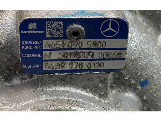 Turbodmychadlo Турбина A6510902880, A6510904580 Mercedes-Benz C W204 OM 651.911