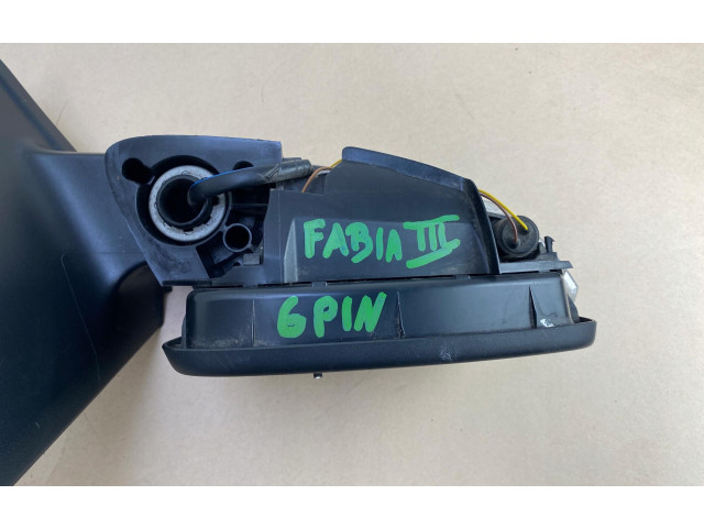 Зеркало электрическое Skoda Fabia Mk3 (NJ) 2015 - 2021 года