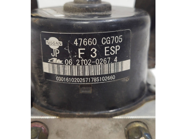 Блок АБС 47660CG705, 01020267178510   Infiniti  FX   -  года