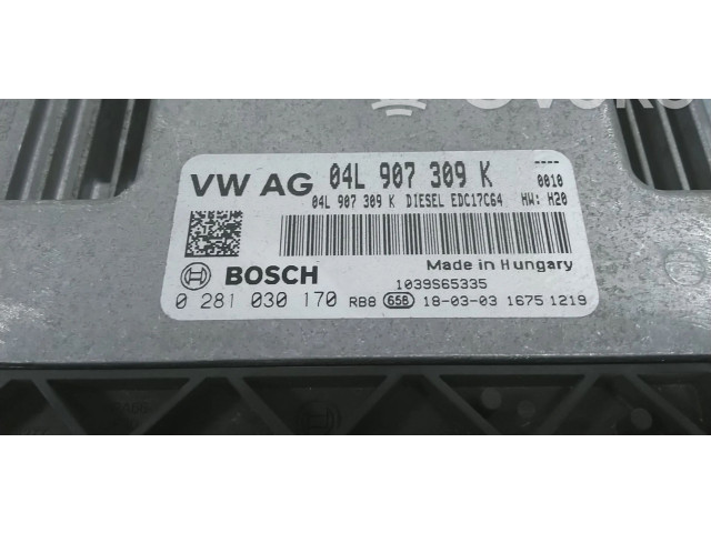 Řídící jednotka 04L907309K, 0281030170   Volkswagen Caddy 2018
