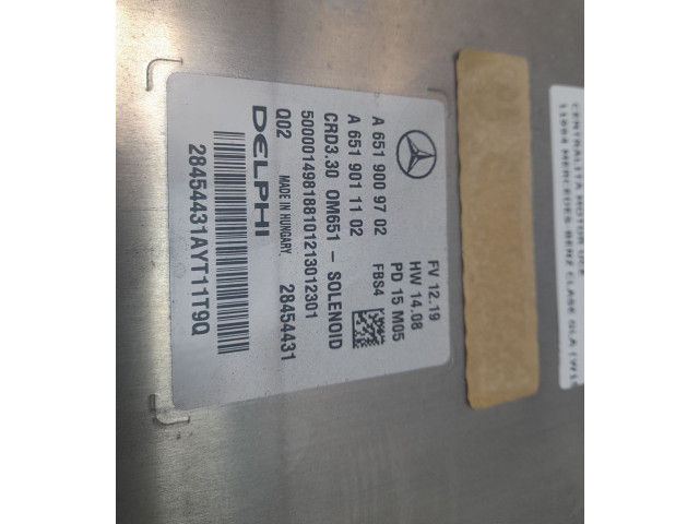 Řídící jednotka 6519009702, A6519011102 Mercedes-Benz GLA W156 2015