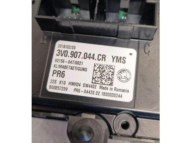 Блок управления климат-контролем 3V0907044CR, 901560470021   Skoda Superb B8 (3V)