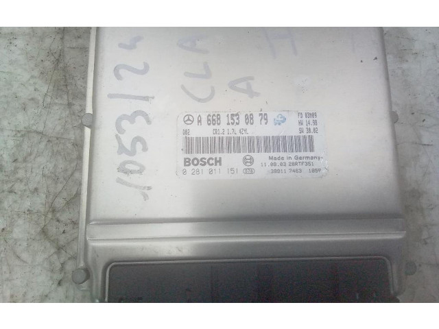 Řídící jednotka 668942 Mercedes-Benz A W168 2004