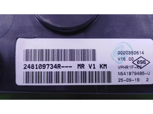 Панель приборов 248109734R, E2-A1-28-7 Dacia Dokker