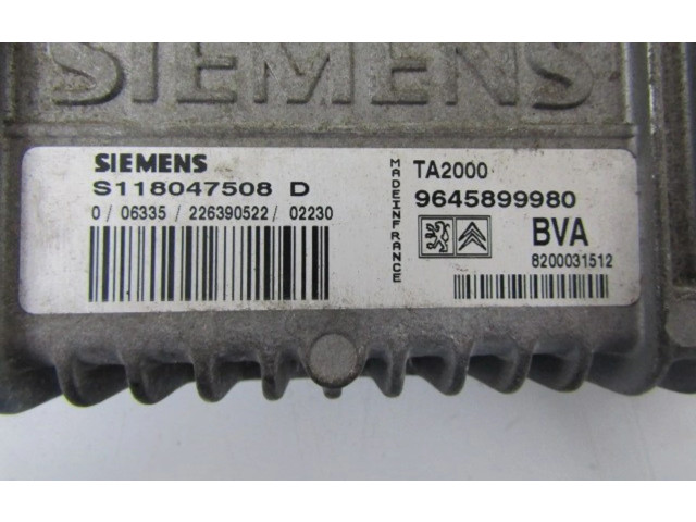 Блок управления коробкой передач S118047508 Citroen C5