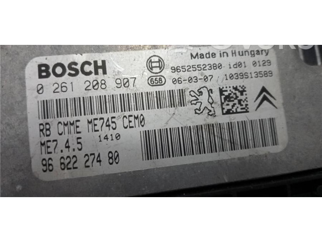 Блок управления 9652552380, 0090047 Citroen C2