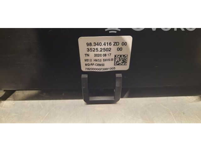 Блок управления климат-контролем 98340416ZD Citroen Berlingo