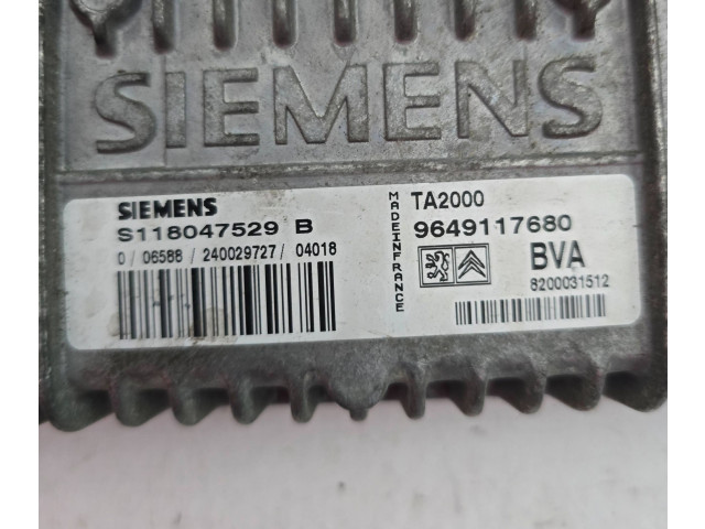 Блок управления коробкой передач 8200031512, S118047529B Citroen Xsara