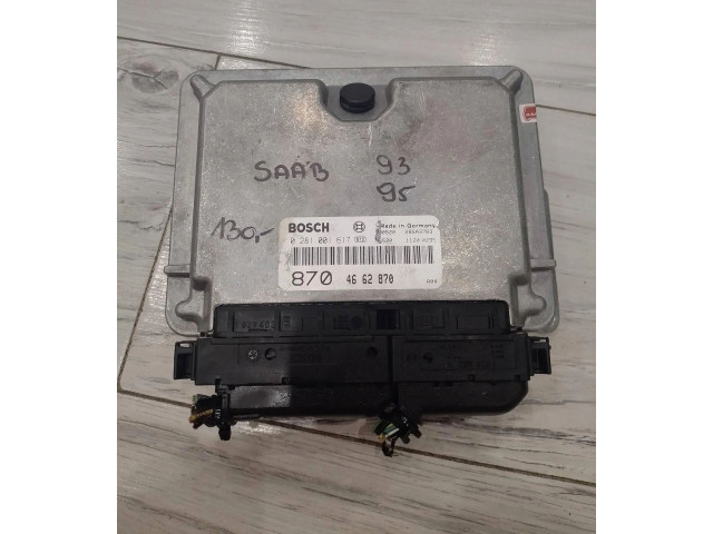 Блок управления двигателем Блок управления 0281001617 Saab 9-3 Ver1