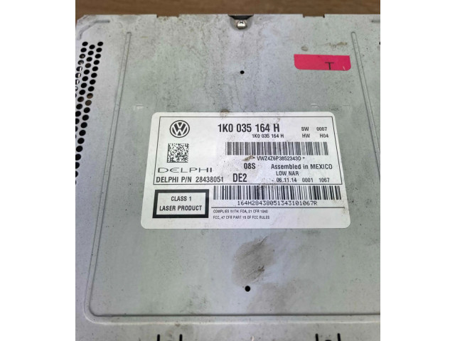 Радио/ проигрыватель CD/DVD / навигация 1K0035164H, 28438051 Volkswagen Jetta VI