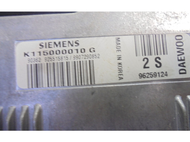 Блок управления двигателем Блок управления 94567382   Chevrolet Matiz