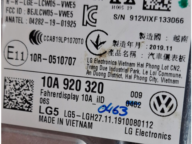 Дисплей    10A920320   Volkswagen ID.3