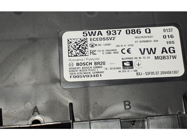 Блок комфорта 5WA937086Q   Skoda Octavia Mk4   