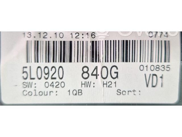 Geschwindigkeitsmesser Cockpit CBZ Skoda Yeti (5L)