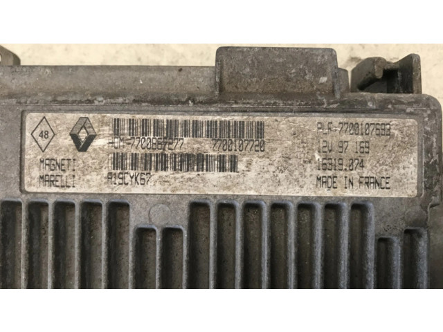 Řídící jednotka 7700667277, 7700107720 Renault Clio I 1997