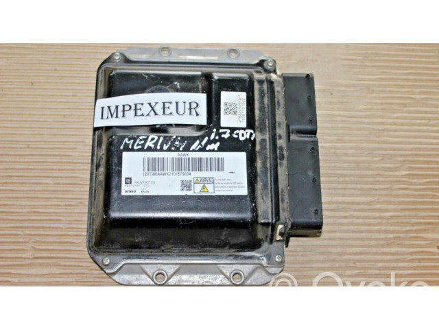 Блок управления двигателя 55578719 Opel Meriva B