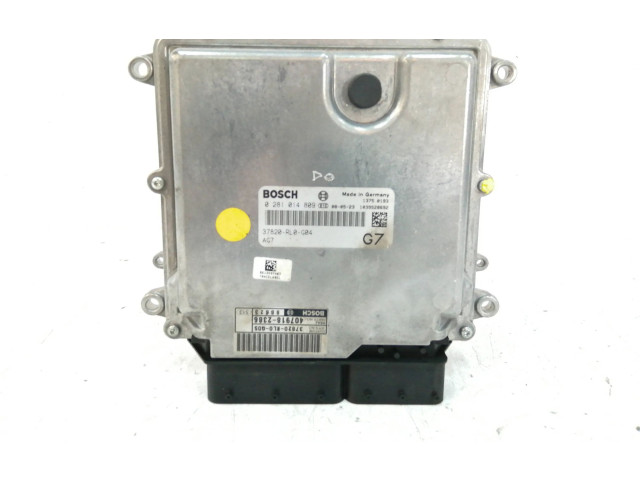 Блок управления двигателя 37820RL0G04, 0281014809   Honda Accord