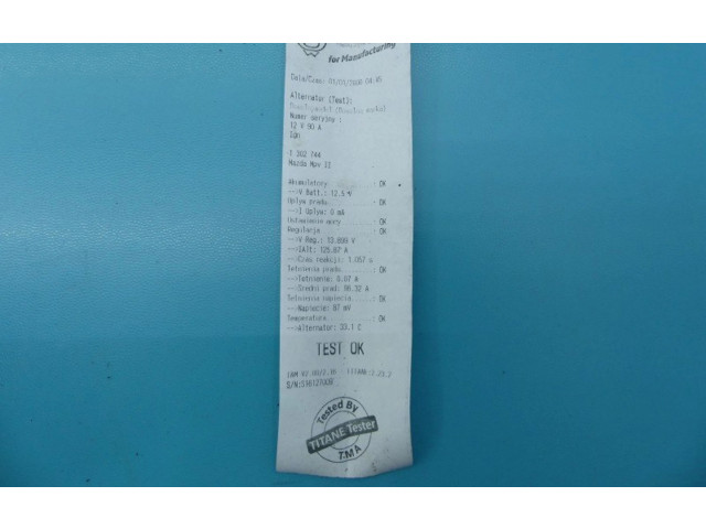 Генератор A3TB4981, IMPRK1302744 Mazda MPV II LW