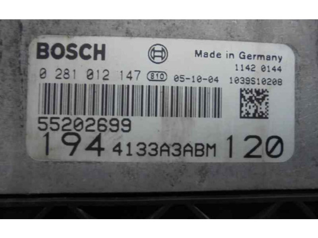 Řídící jednotka 55206809 Fiat Croma 2005