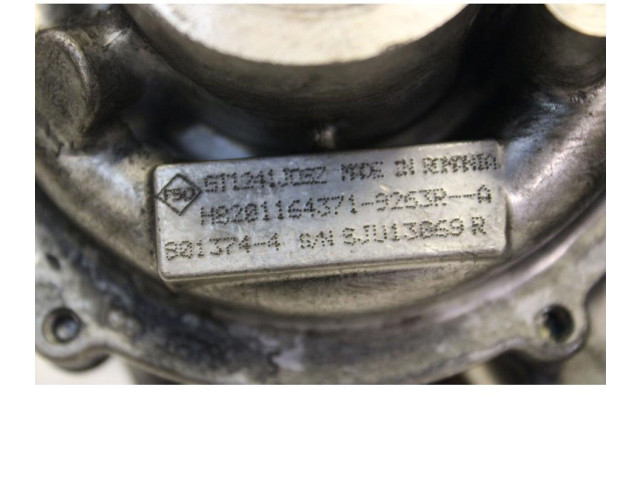 Турбина Renault Clio IV 144116137R, 1441100Q2N для двигателя K9K E6