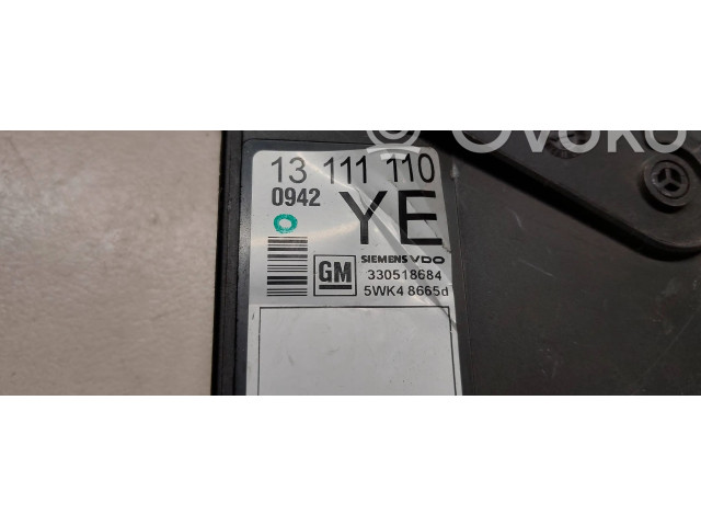 Блок комфорта 13111110, 330518684 Opel Meriva A