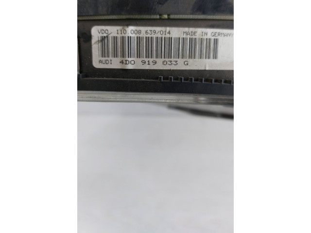 Přístrojová deska Audi A8 S8 D2 4D 2002 4D0919033G, 110008639014