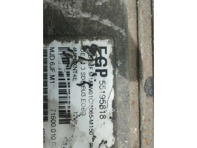 Блок управления двигателя 55195818 Fiat Idea