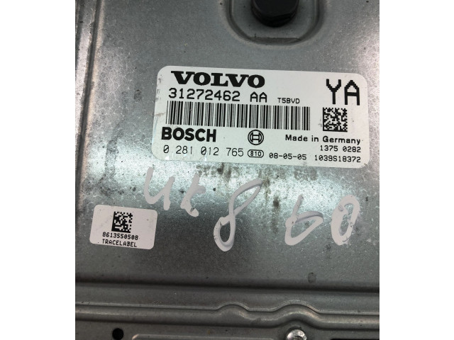 Блок управления двигателем Блок управления 31272462AA, 0281012765   Volvo V70