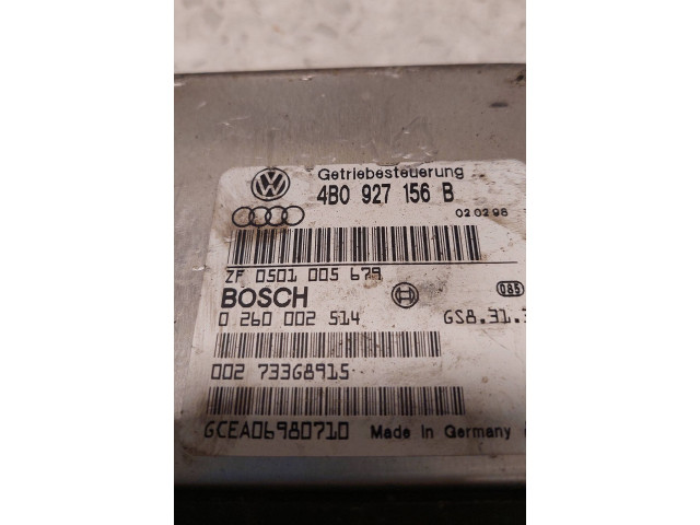 Блок управления коробкой передач 4B0927156B, 73368915 Audi A6 S6 C5 4B