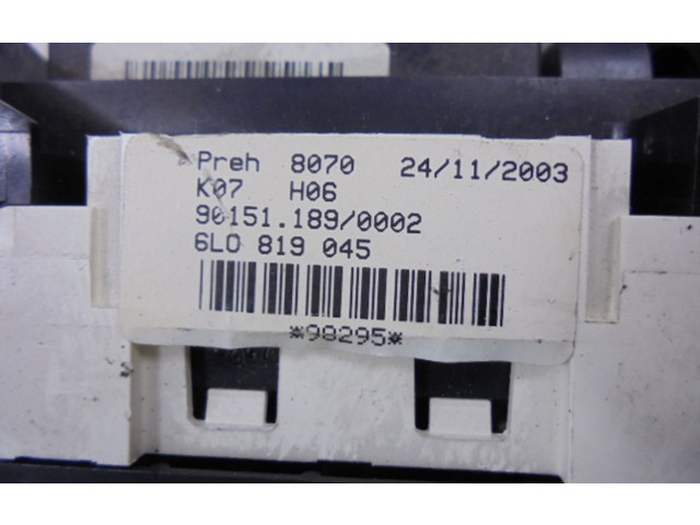 Блок управления климат-контролем 6L0819045, 6L0819045   Seat Ibiza III (6L)