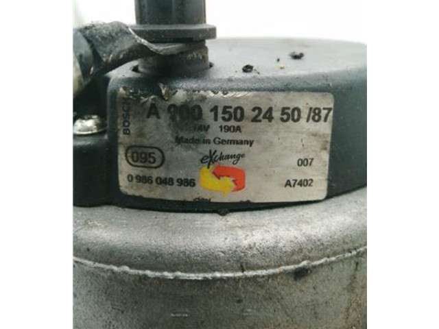 Генератор A0001502450, 0986048986   Mercedes-Benz E AMG W210      