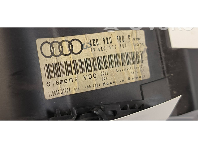 Přístrojová deska Audi A8 S8 D3 4E 2003 4E0920900F, 4E0910900