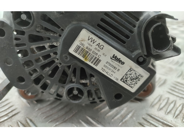 Генератор 05L903026C Skoda Octavia Mk4