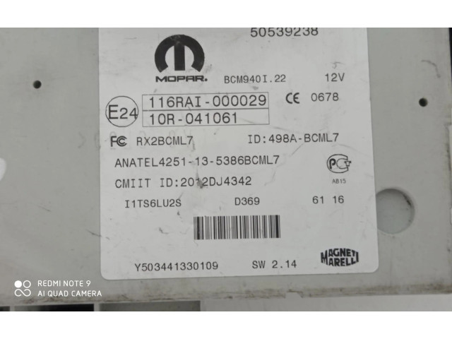 Pojistková skříňka 50539238, 50539238 Alfa Romeo Giulietta 2015