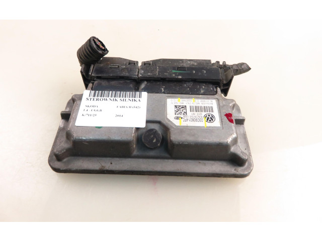 Блок управления двигателя 03C907445D, 03C906014FC Skoda Fabia Mk2 (5J)