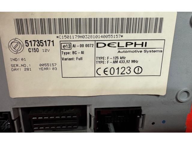 Řídící jednotka IAW5AF.P3, 51735171 Fiat Punto (188) 2006