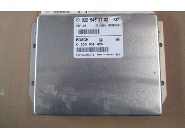 Блок управления АБС 0225457132, 0225457132   Mercedes-Benz A W168