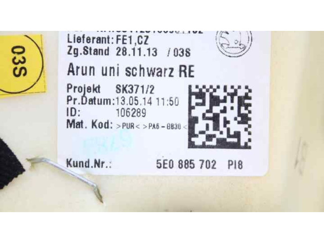 Подушка безопасности в сиденье 5E0885702 Skoda Octavia Mk3 (5E)