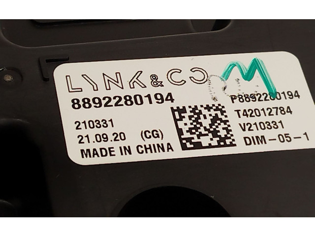 Панель приборов 8892280194, P8892280194 Lynk & co 01