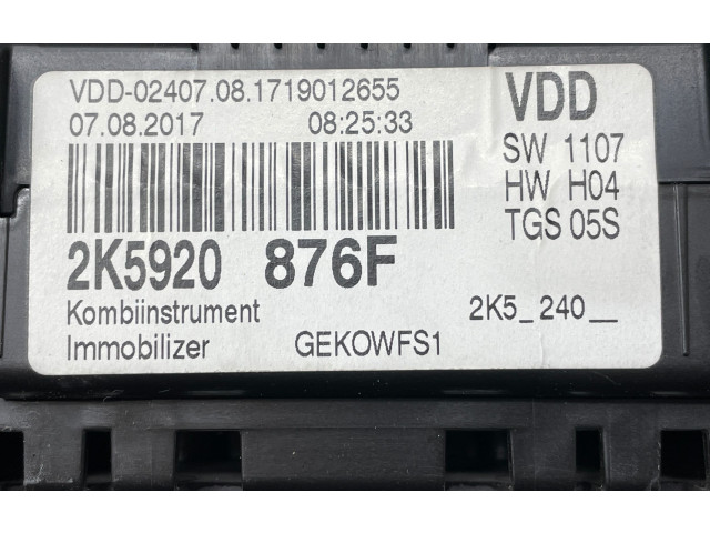 Панель приборов 2K5920876F Volkswagen Caddy