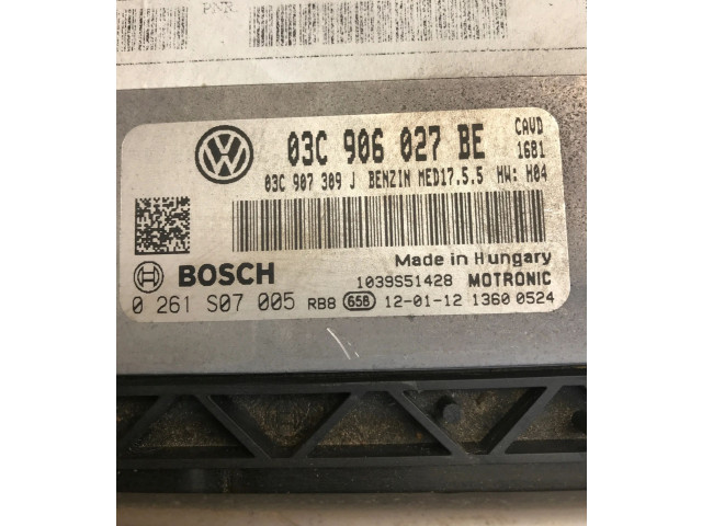 Блок управления двигателя 03C906027BE Volkswagen Jetta VI