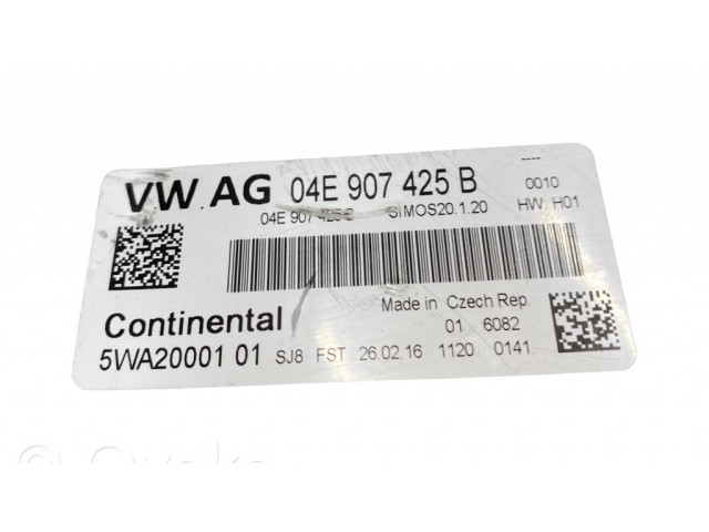 Блок управления двигателя 04E907425B, 5WA2000101   Volkswagen Touran II