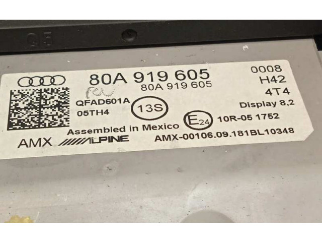 Дисплей    80A919605   Audi Q5 SQ5