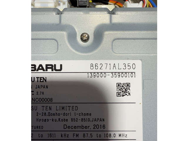 Подрулевой шлейф SRS 86271AL350, 13900035900101 Subaru Outback (BS)